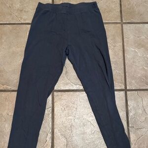 SO Large (10-12) Girls Gray Athletic Leggings Casual Comfortable Stretch